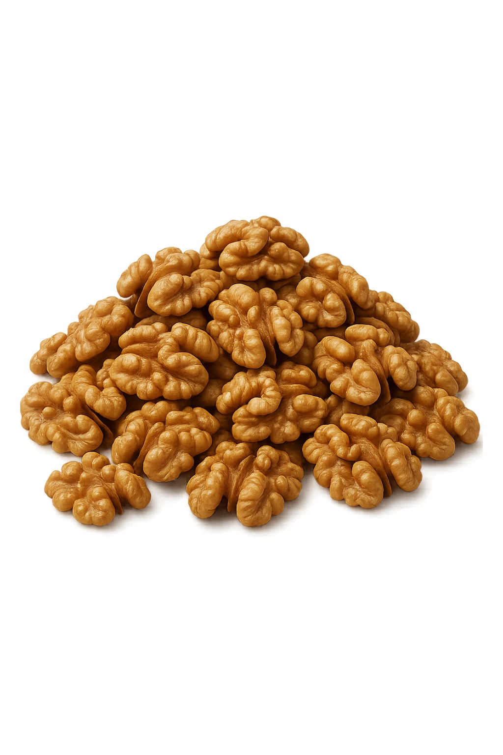 montagna di noci sbucciate, iperrealistici 4k sticker