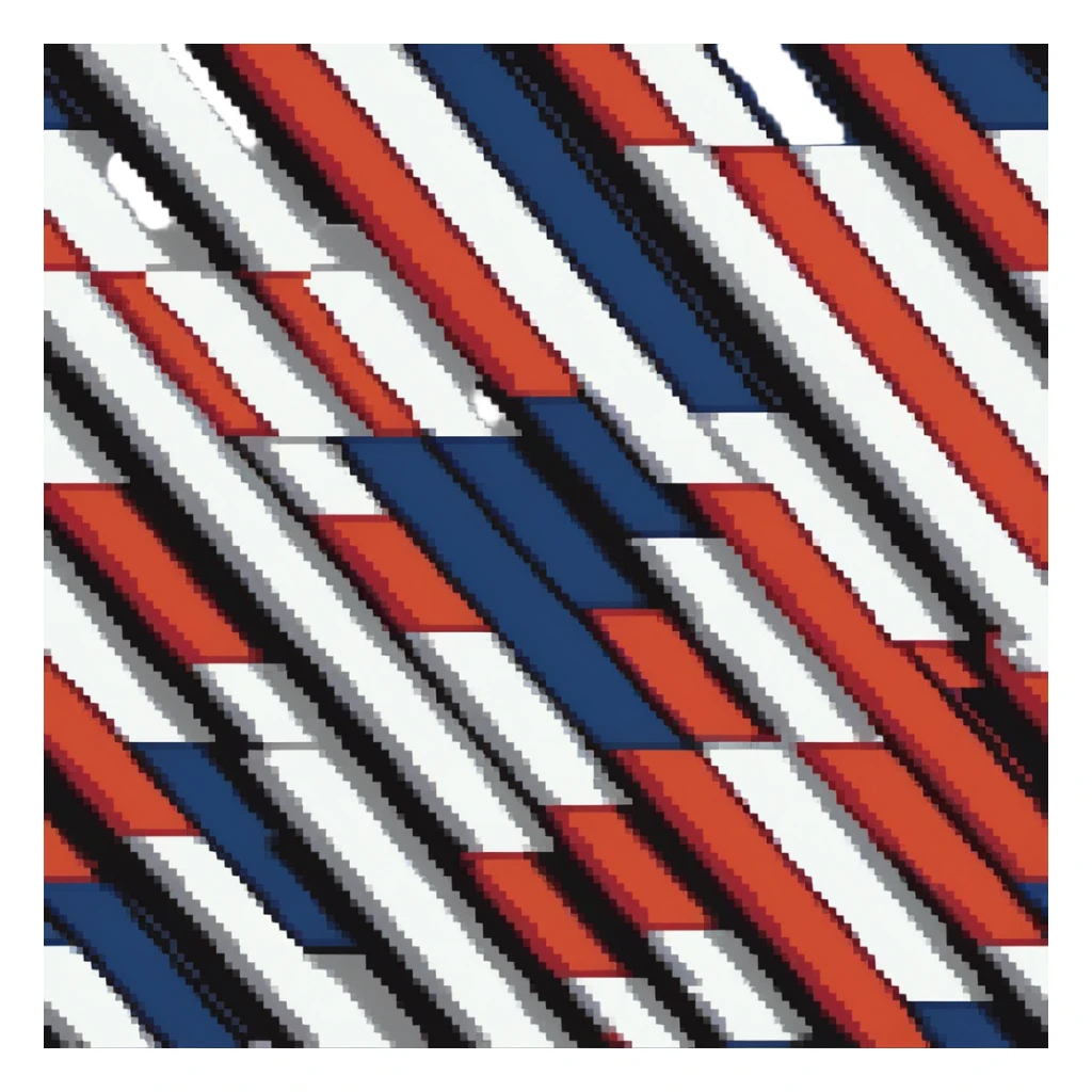 Flag of the Netherlands with red white and blue horizontal stripes sticker