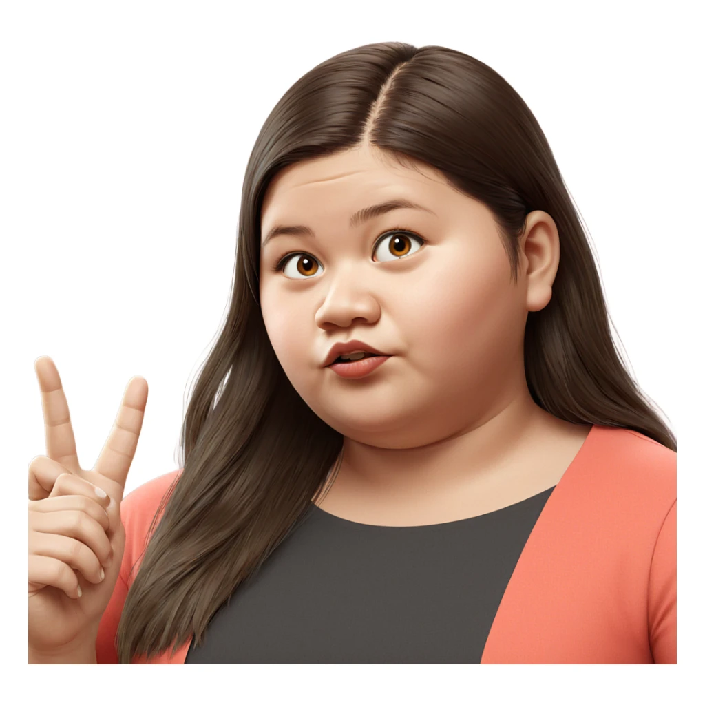 realistic portrait of girl sticker