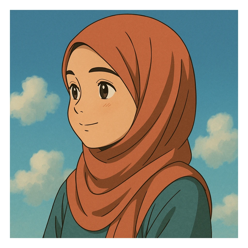 Profile picture muslim girl sticker