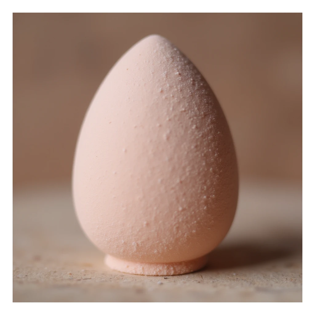 realistic photorealistic makeup sponge sticker