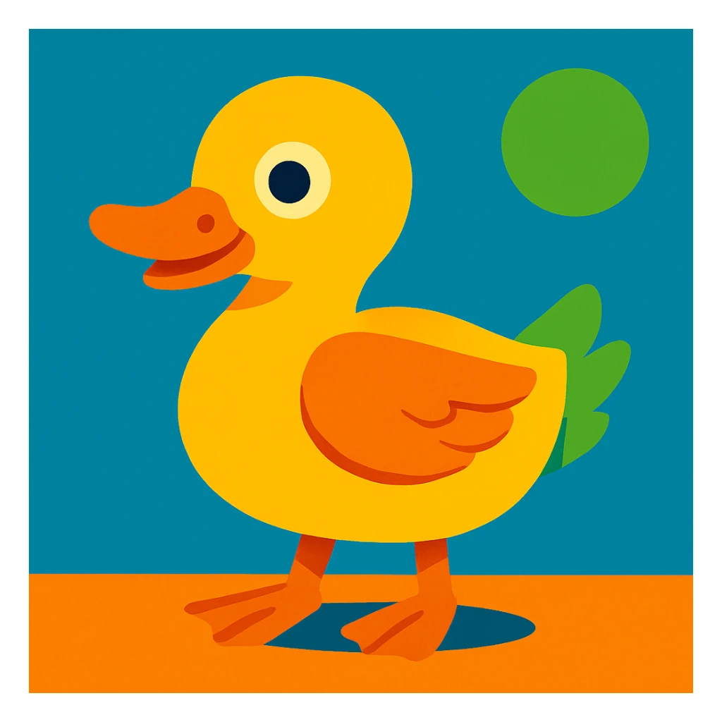 Duck sticker