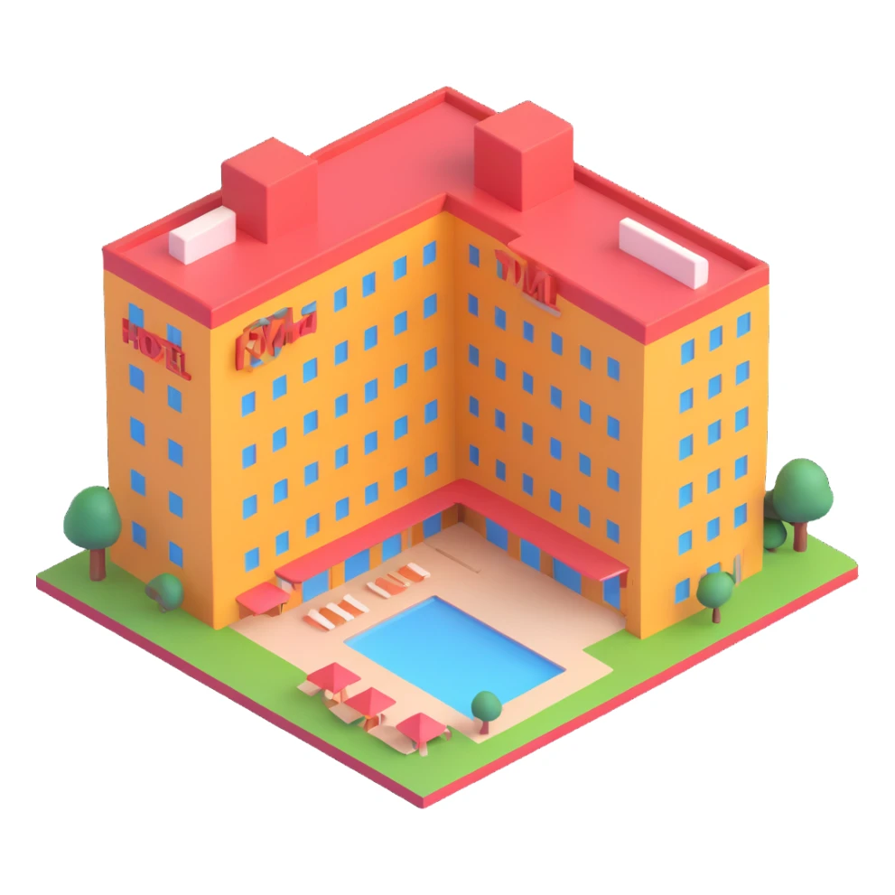 The little ghosts
of the hotel sticker