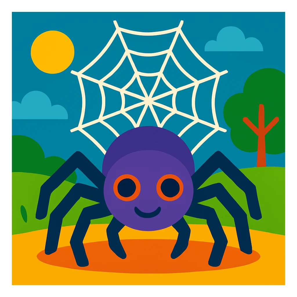 Spider sticker