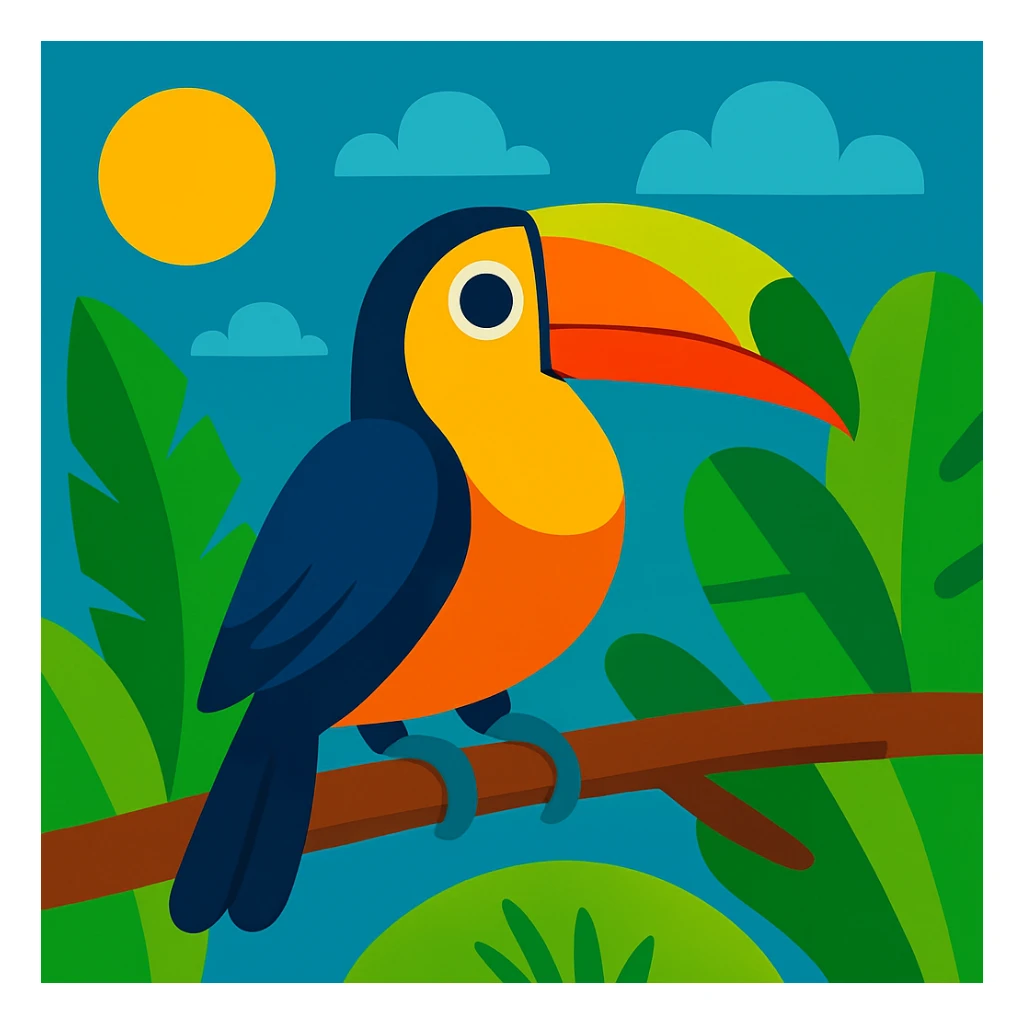 Toucan sticker