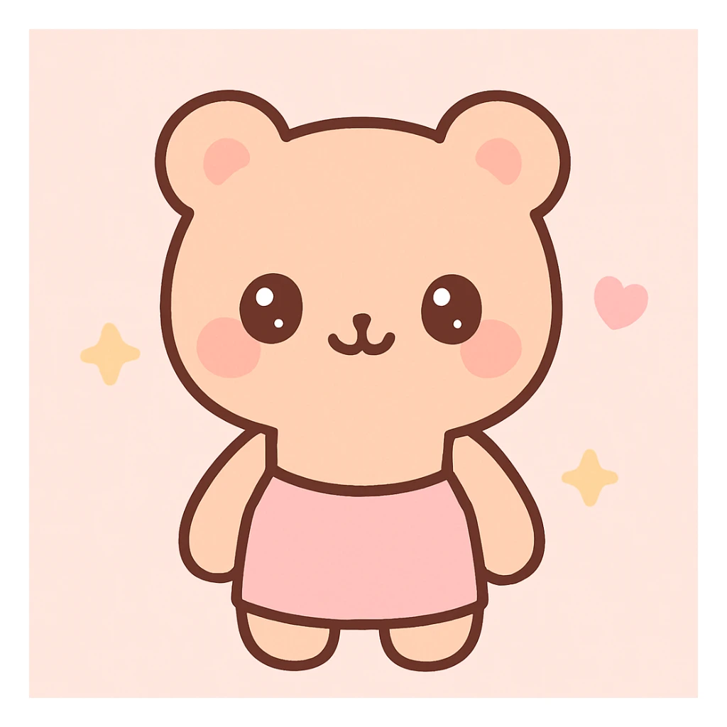 tight light pink cami, kawaii style, cute, soft colors sticker