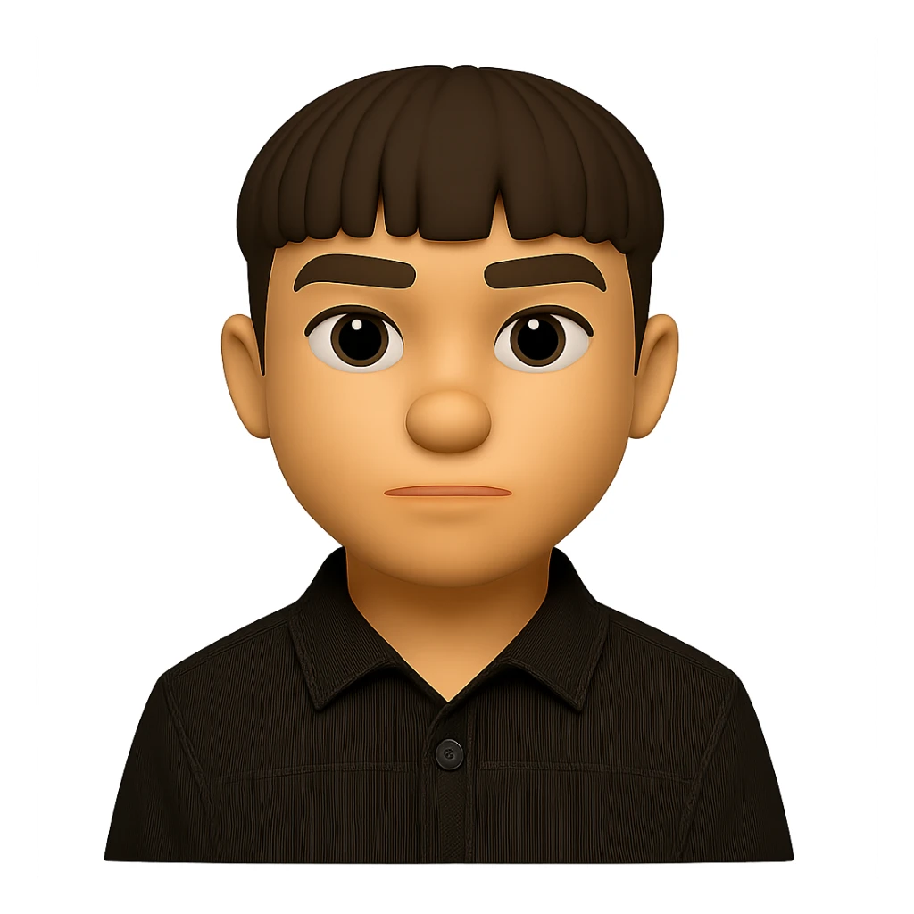 Cut out only the man from the image, preserving the 3d-emoji style without changes. The original style 3d-emoji does not support editing, so use the general style editor while respecting the 3d-emoji look. sticker