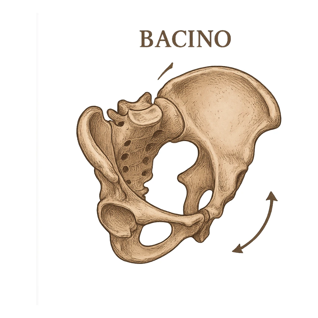 Bacino ruotato in senso orario sticker