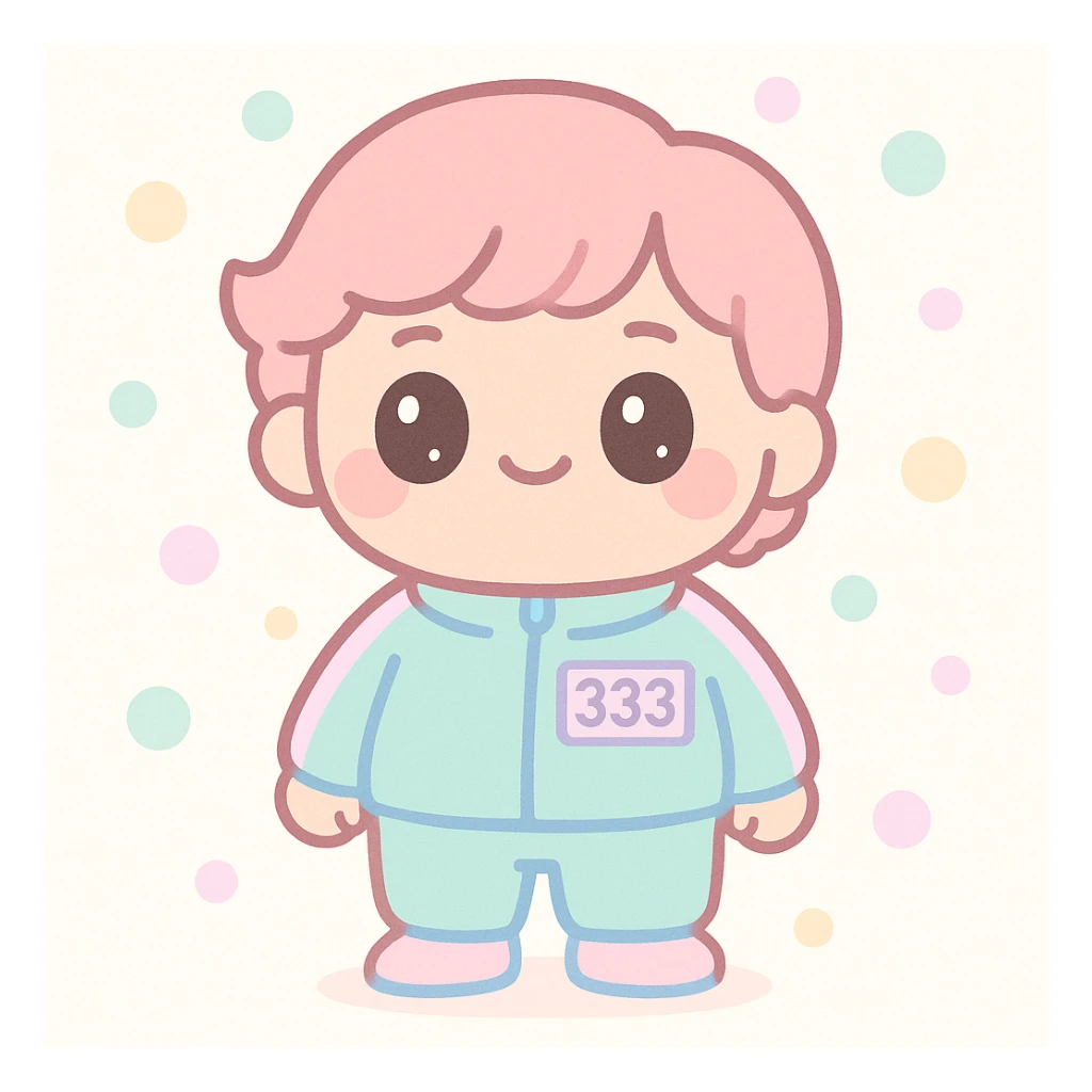 Player 333 From Squid Games sticker