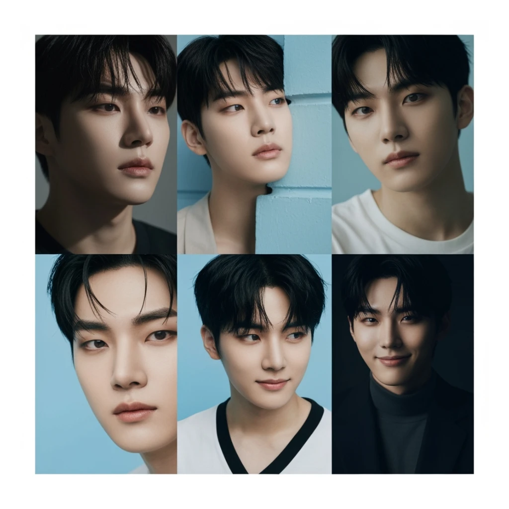 kpop profile picture, minimal, expressive, variation 4 sticker