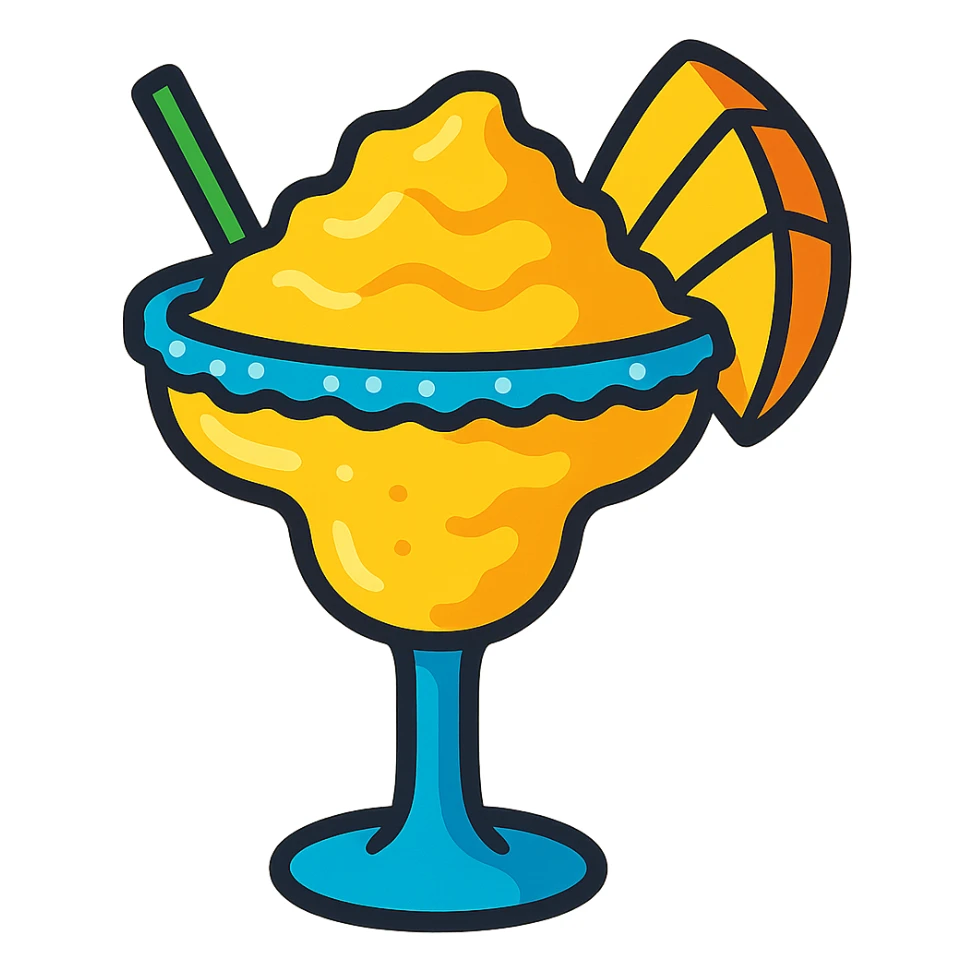 frozen mango margarita sticker