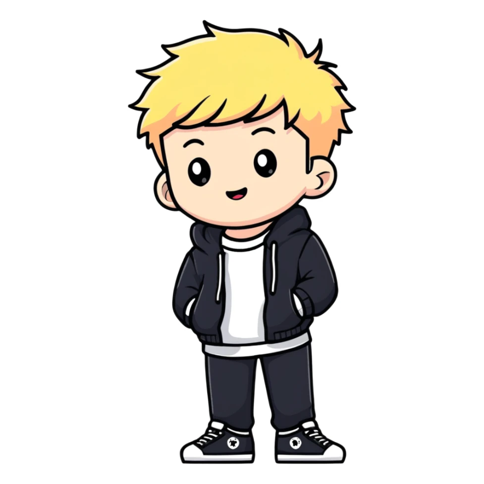 Bang Chan from Stray Kids, K-pop idol sticker