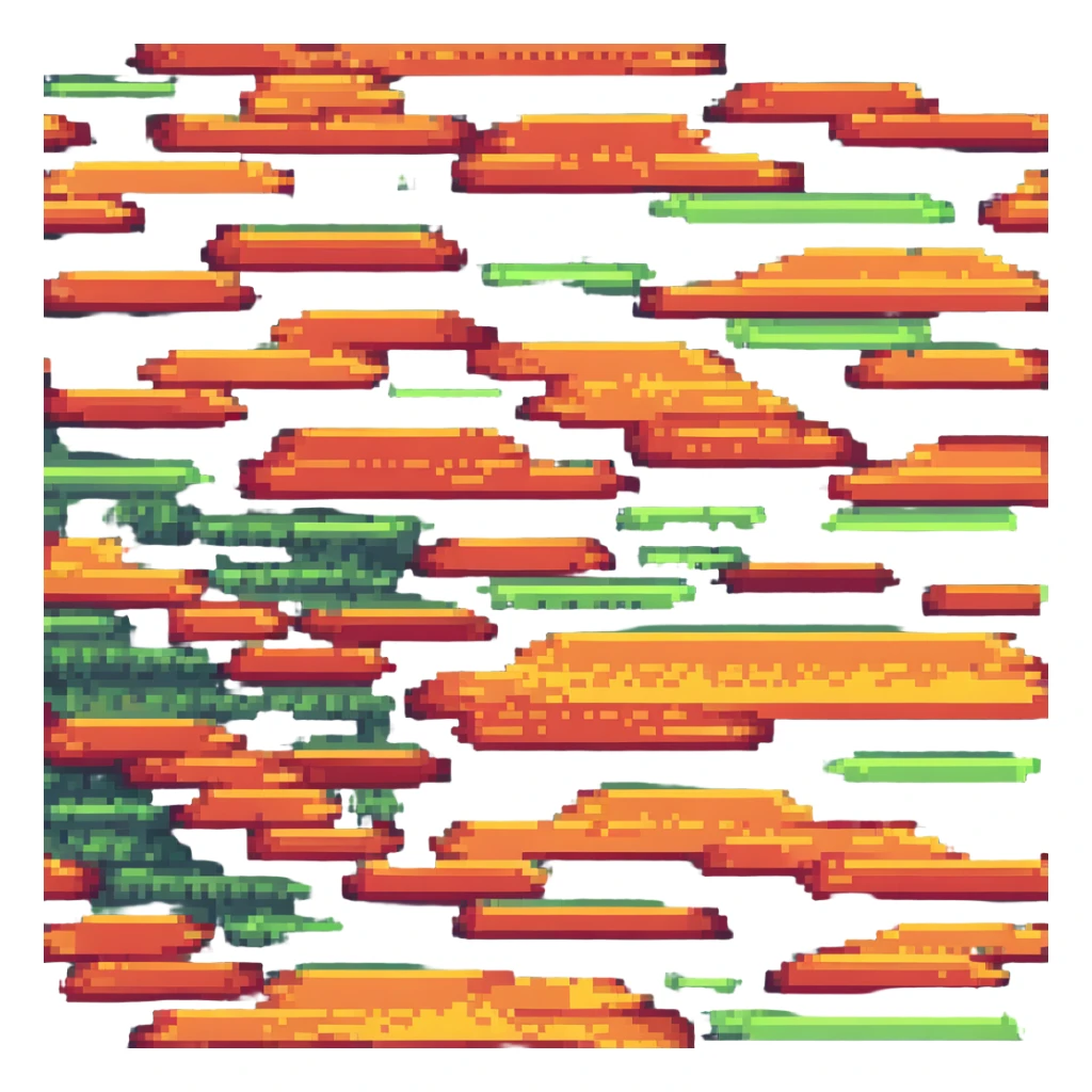 Convert this character to Minecraft style, blocky pixelated look, keep colors and main features. sticker