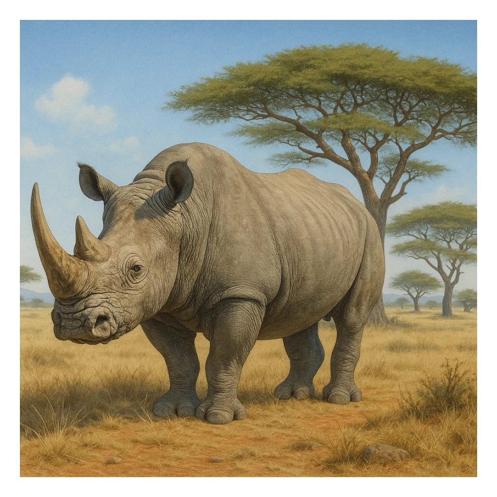 Rhino sticker