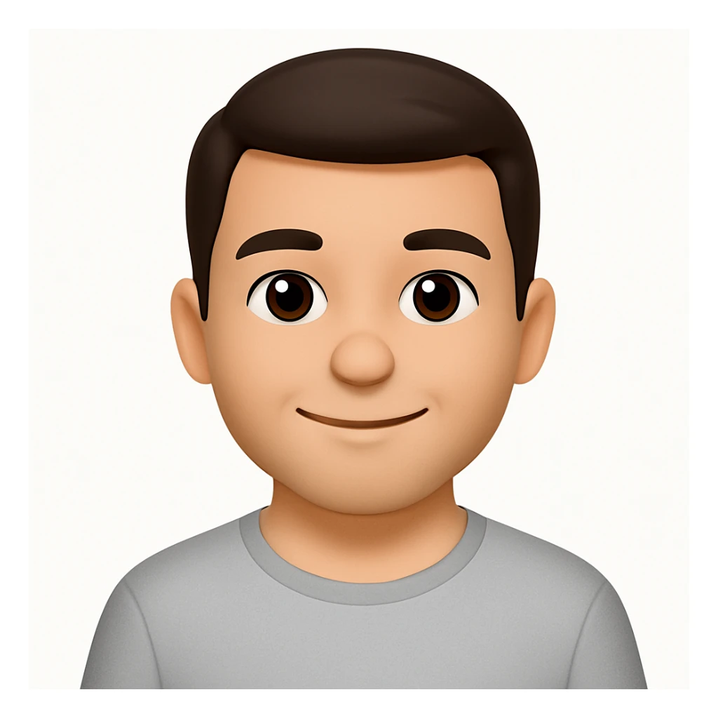 in this ios emojis style make emoji of this person sticker