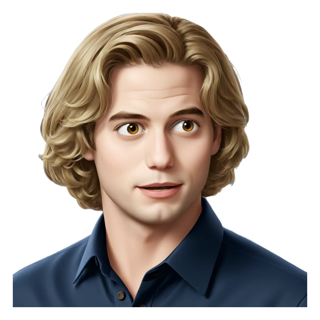 happy boy in collared shirt sticker