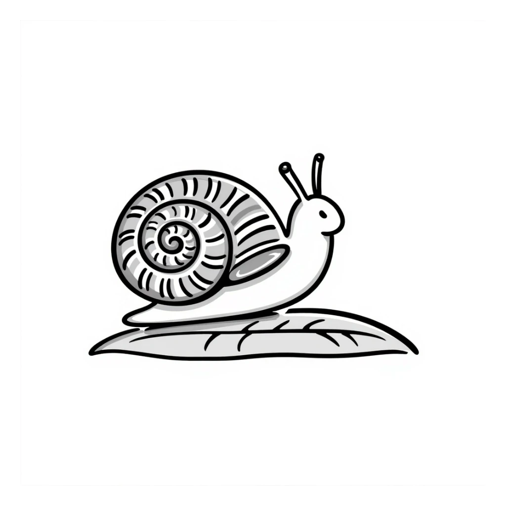 Snail sticker