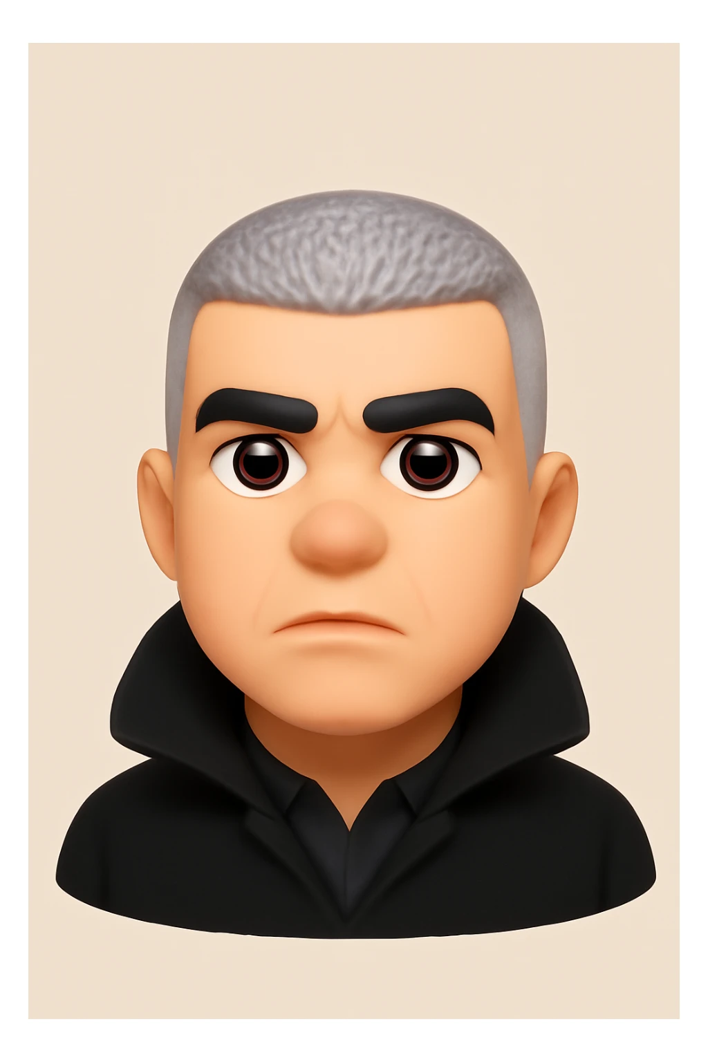 A 3D Apple-style emoji version of the uploaded image, preserving its colors, shapes, textures, and overall design, simplified into emoji form while keeping key details recognizable. Smooth glossy finish, soft shadows, high-quality render, minimal background sticker