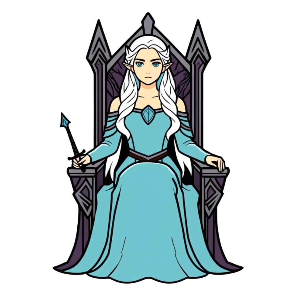 throne of glass series sticker