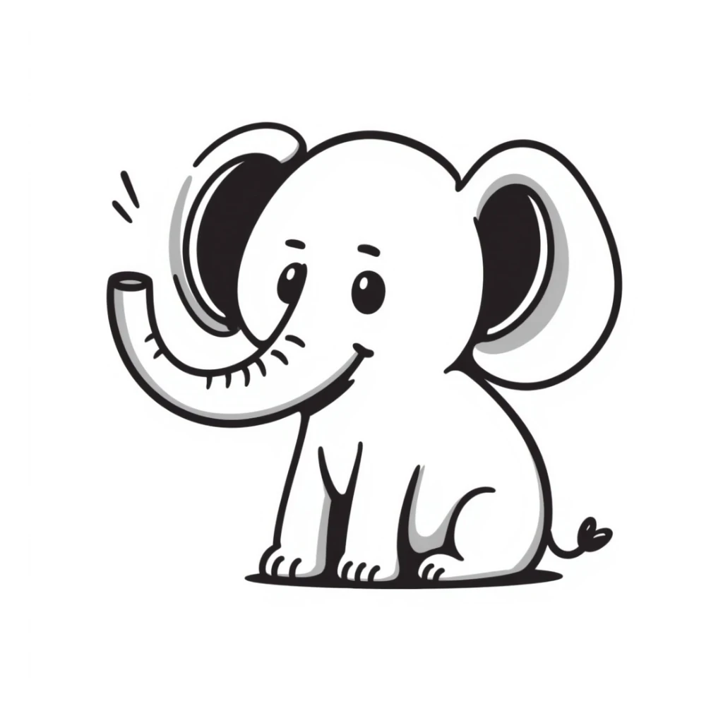 Elephant sticker