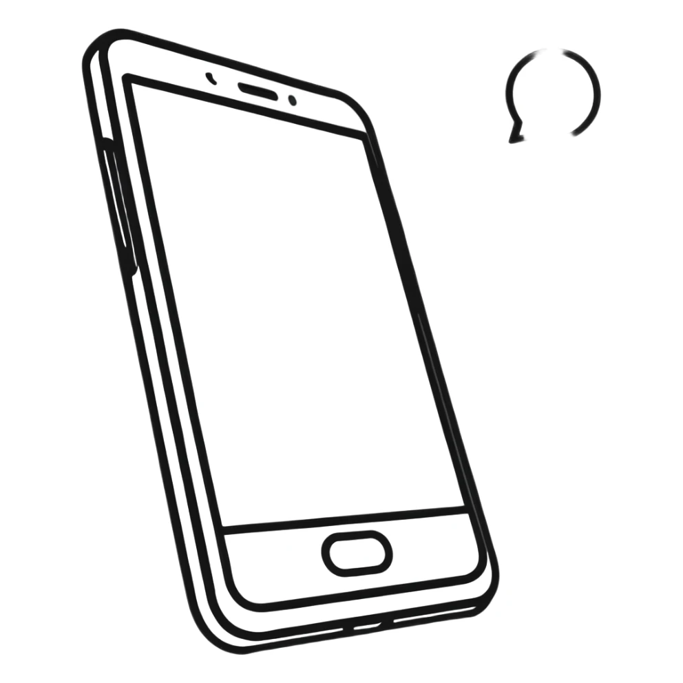 smartphone with social media icons sticker