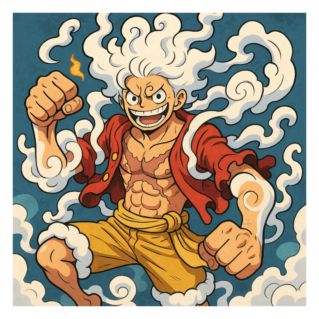 Gear 5 luffy sticker