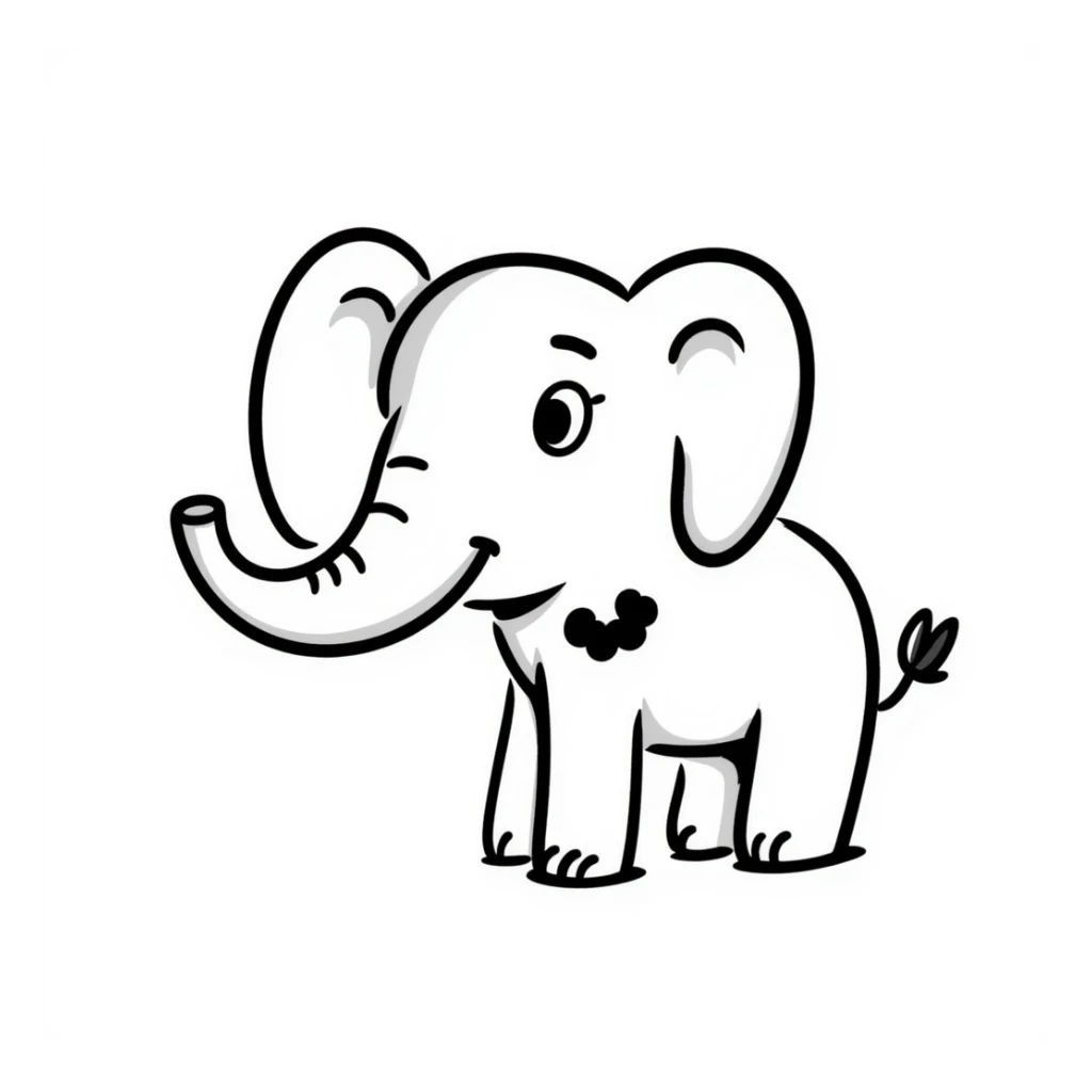 Elephant sticker