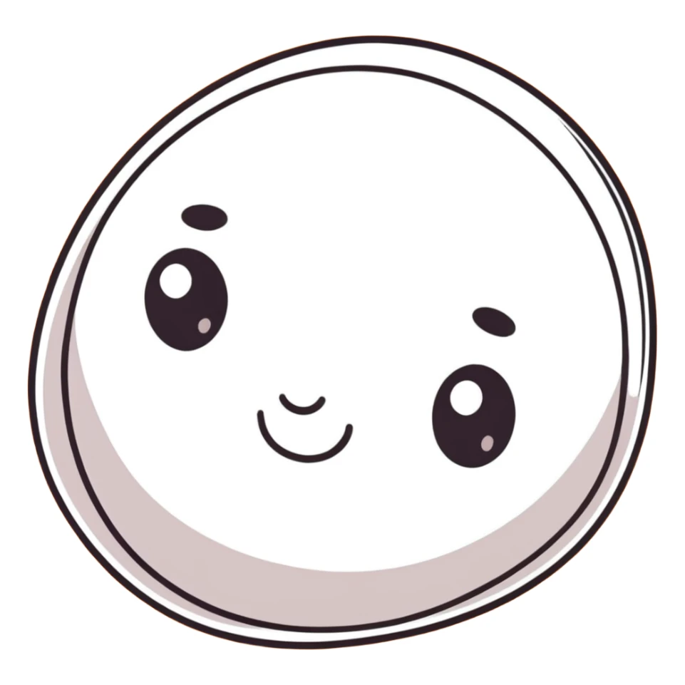 cute pastel blue soft baby ball toy sticker