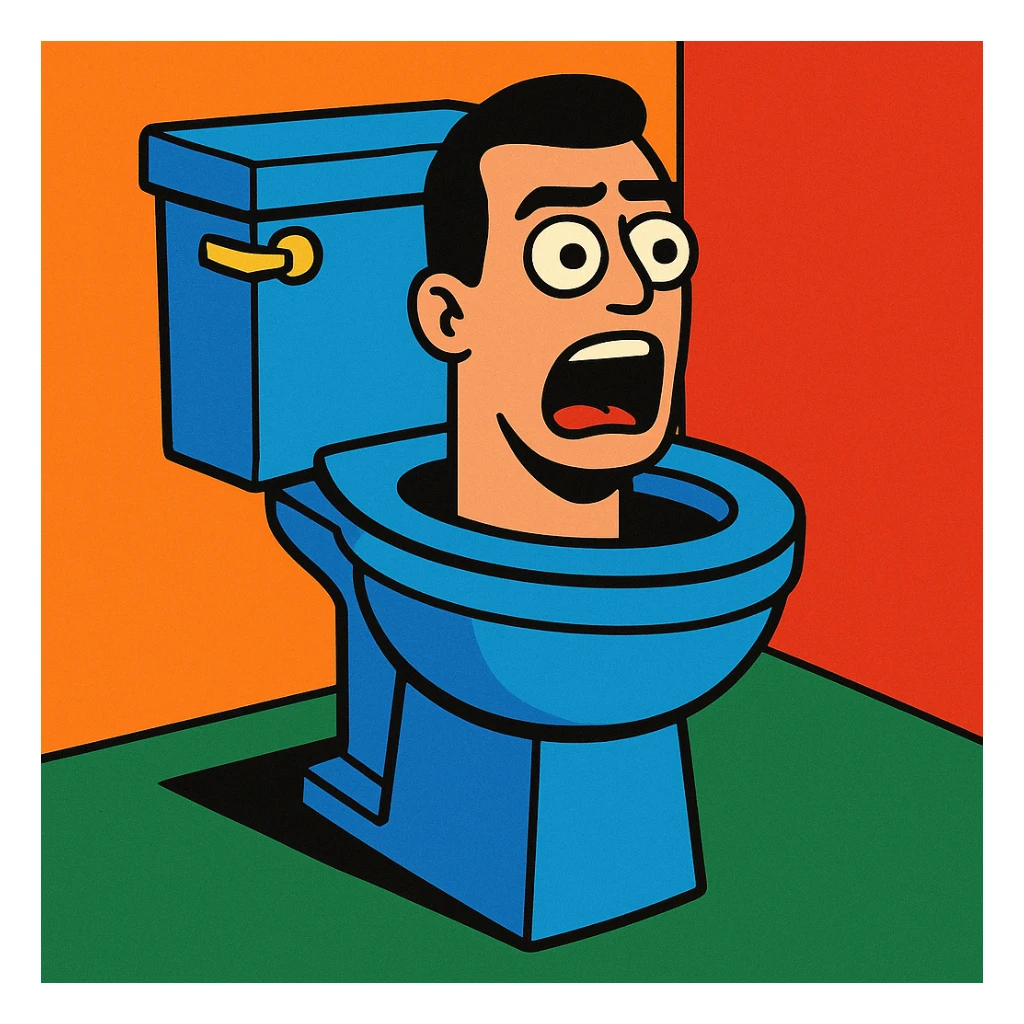 Skibidi Toilet sticker