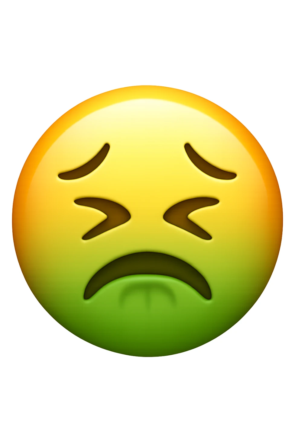 fame intensa o nausea emoji stile iphone sticker