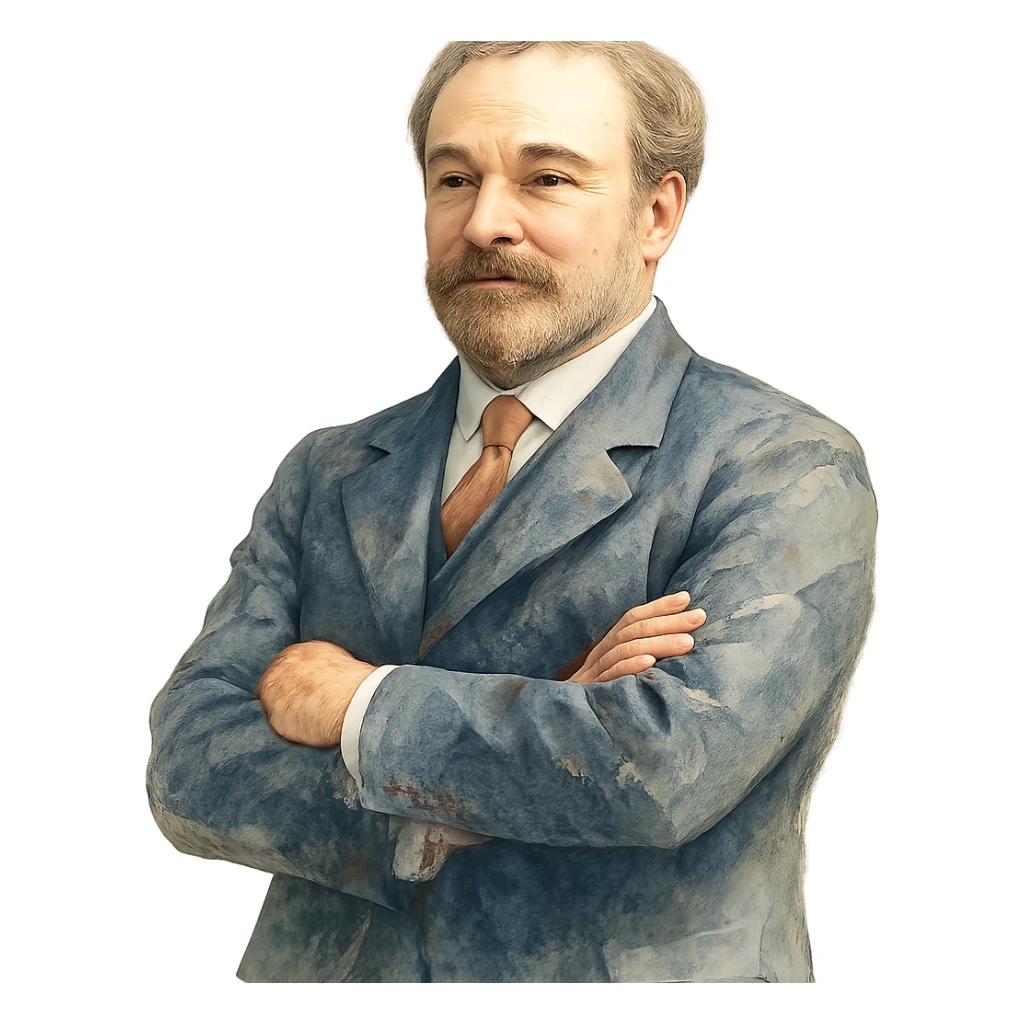 watercolor style industrialist and entrepreneur sticker