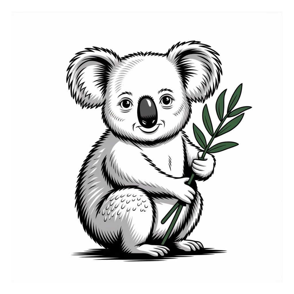 Koala sticker