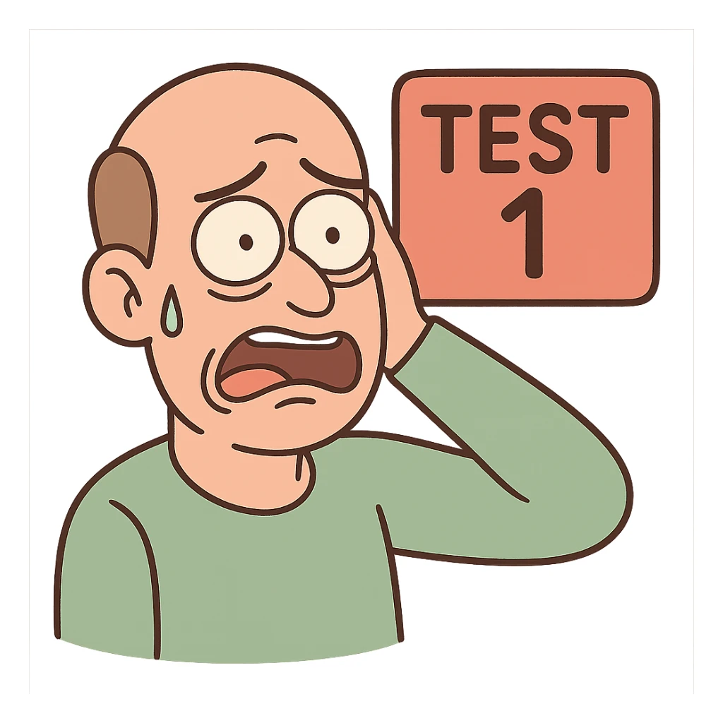 иконка для Test 1, плоский стиль sticker