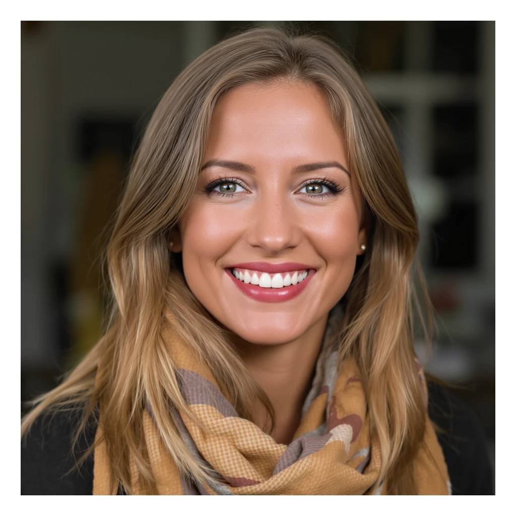 smiley face with missing teeth, realistic style, professional photography sticker