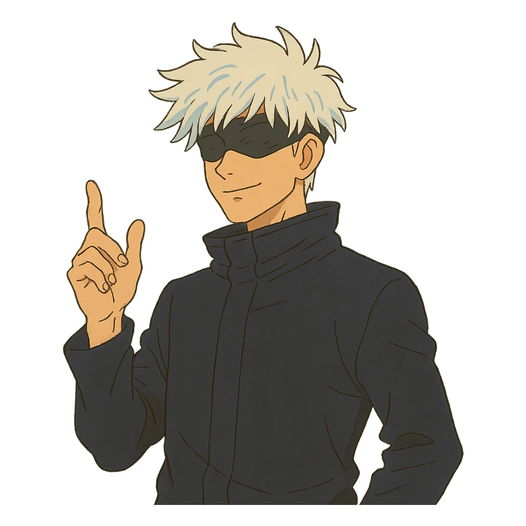 Gojo Satoru from Jujutsu Kaisen sticker