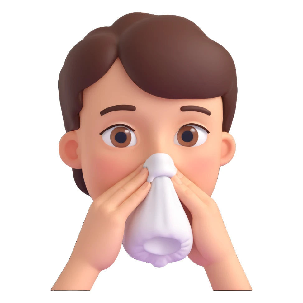 naso raffreddato, fai solo il naso sticker