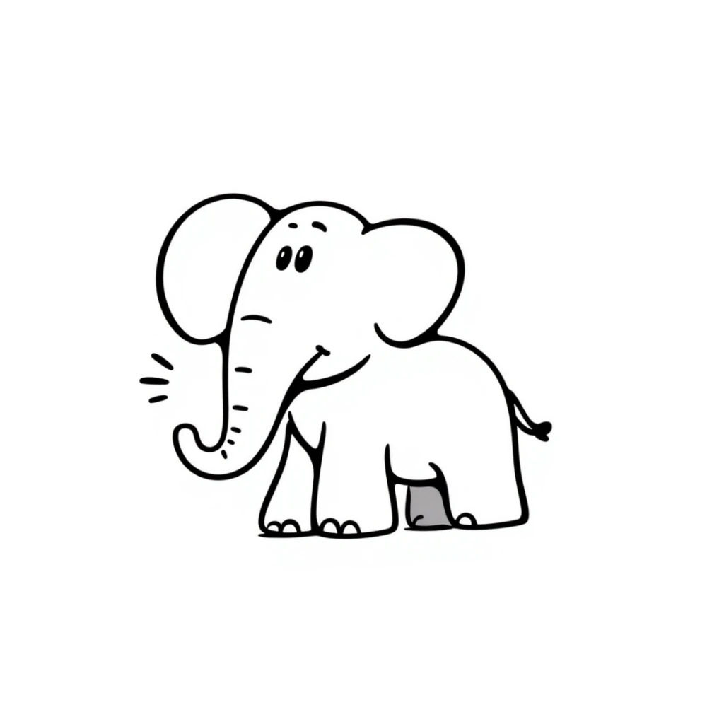 Elephant sticker