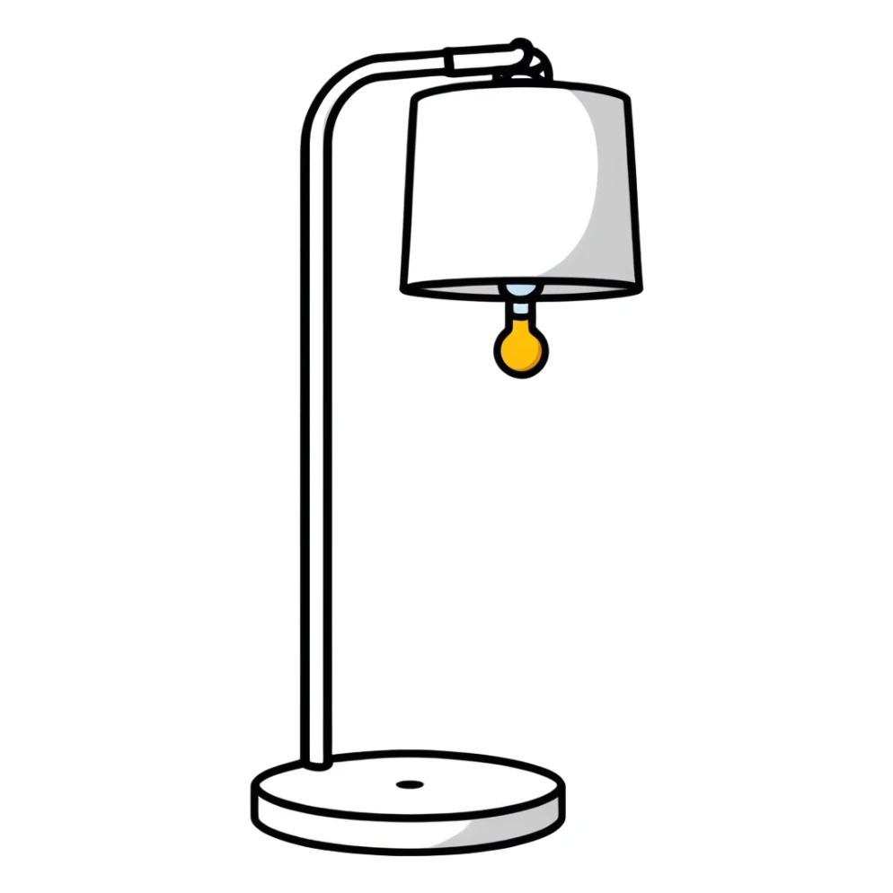 Lámpara estilo nórdica cilindro sticker