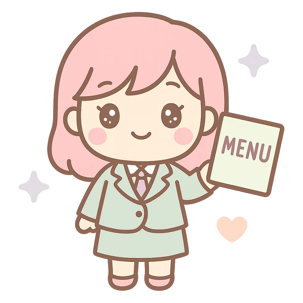Transform the character into a female while maintaining the kawaii chibi anime style with flat pastel colors, thick outlines, and simple cute features. Keep the background transparent. sticker