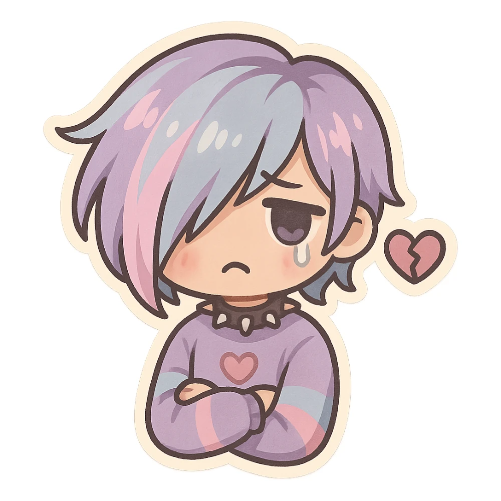 pastel emo object  sticker