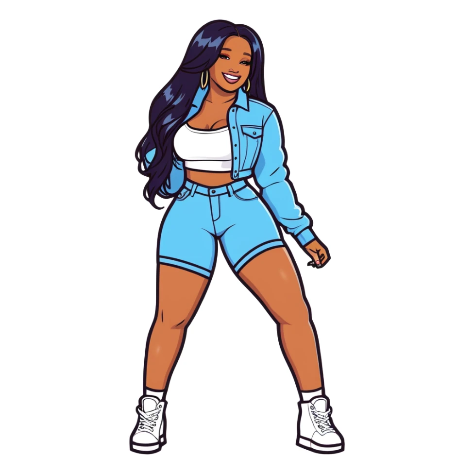 Megan thee stallion suga sticker
