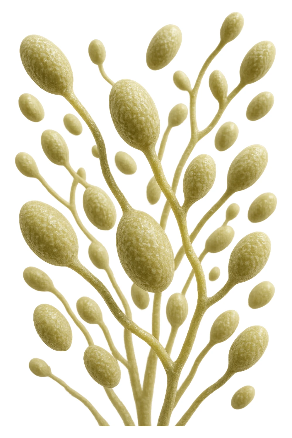 batteri della candida fluttuano in aria, IPERREALISTICO 4K sticker