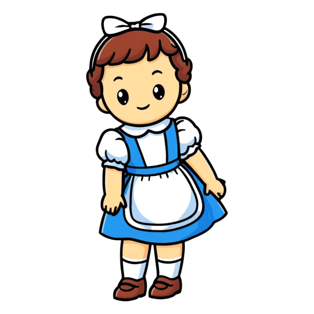 Dorothy from The Wizard of Oz sticker
