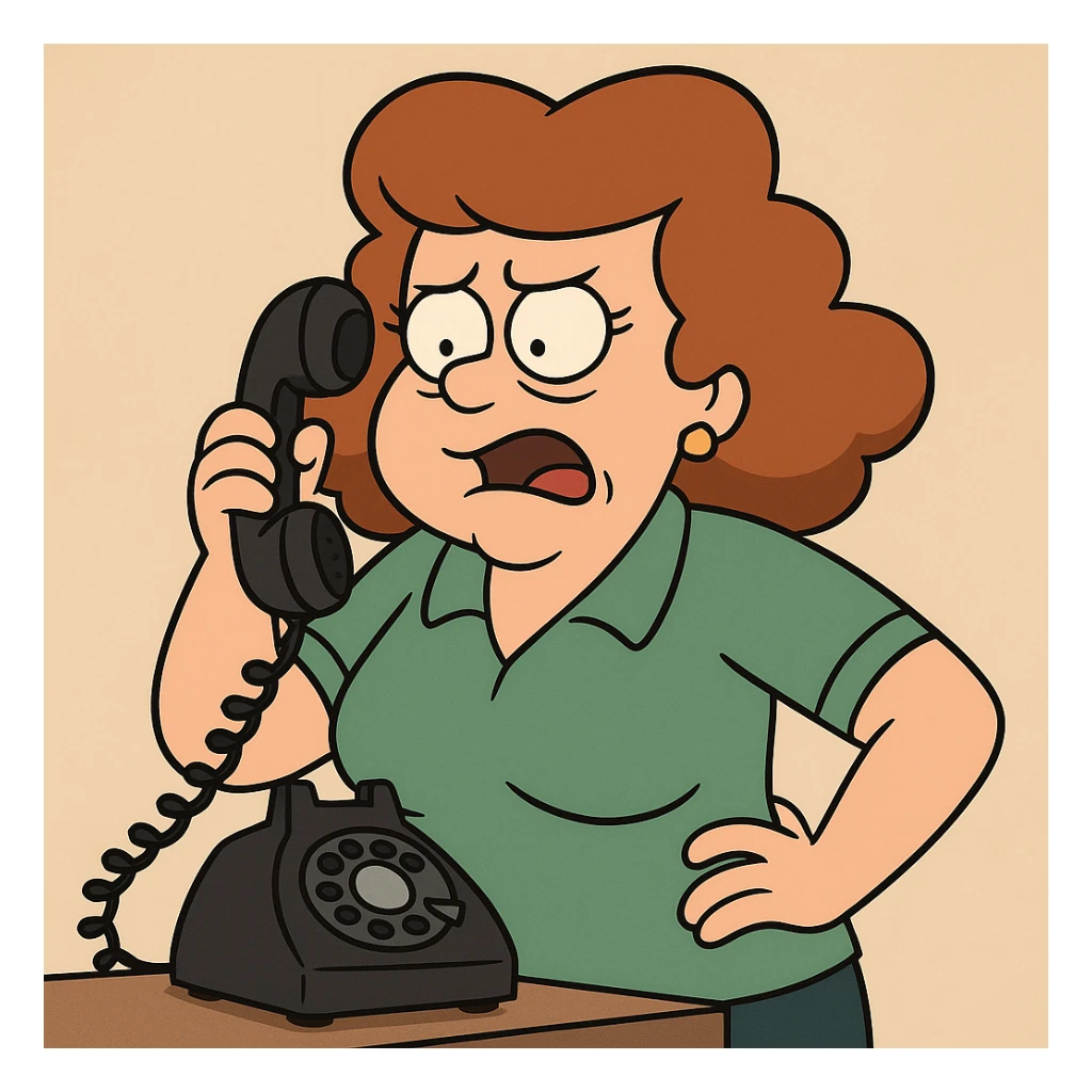telephone sticker