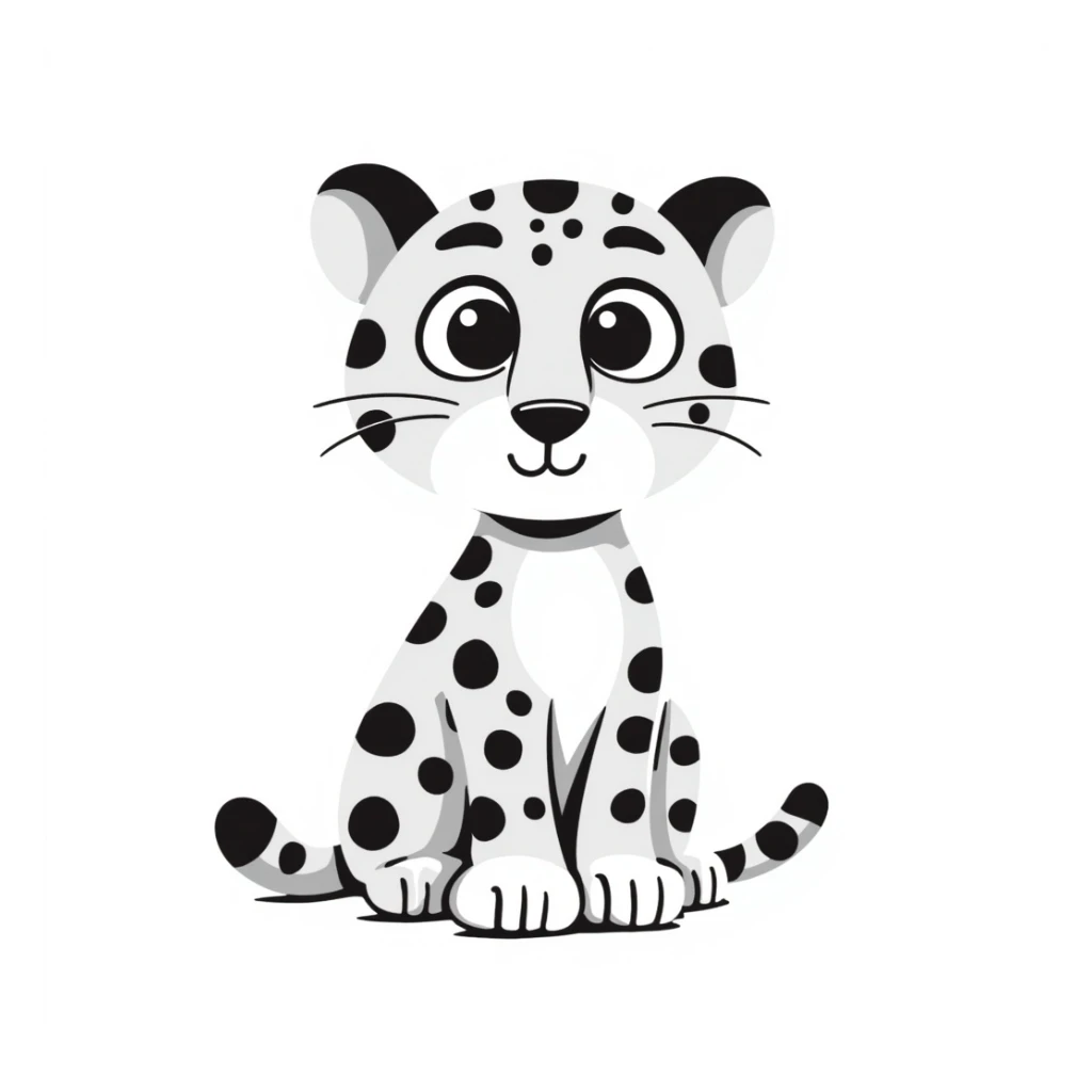 Leopard sticker