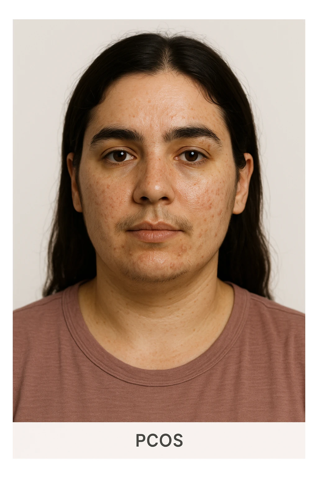 Donna con pcos con eccesso di androgeni sticker