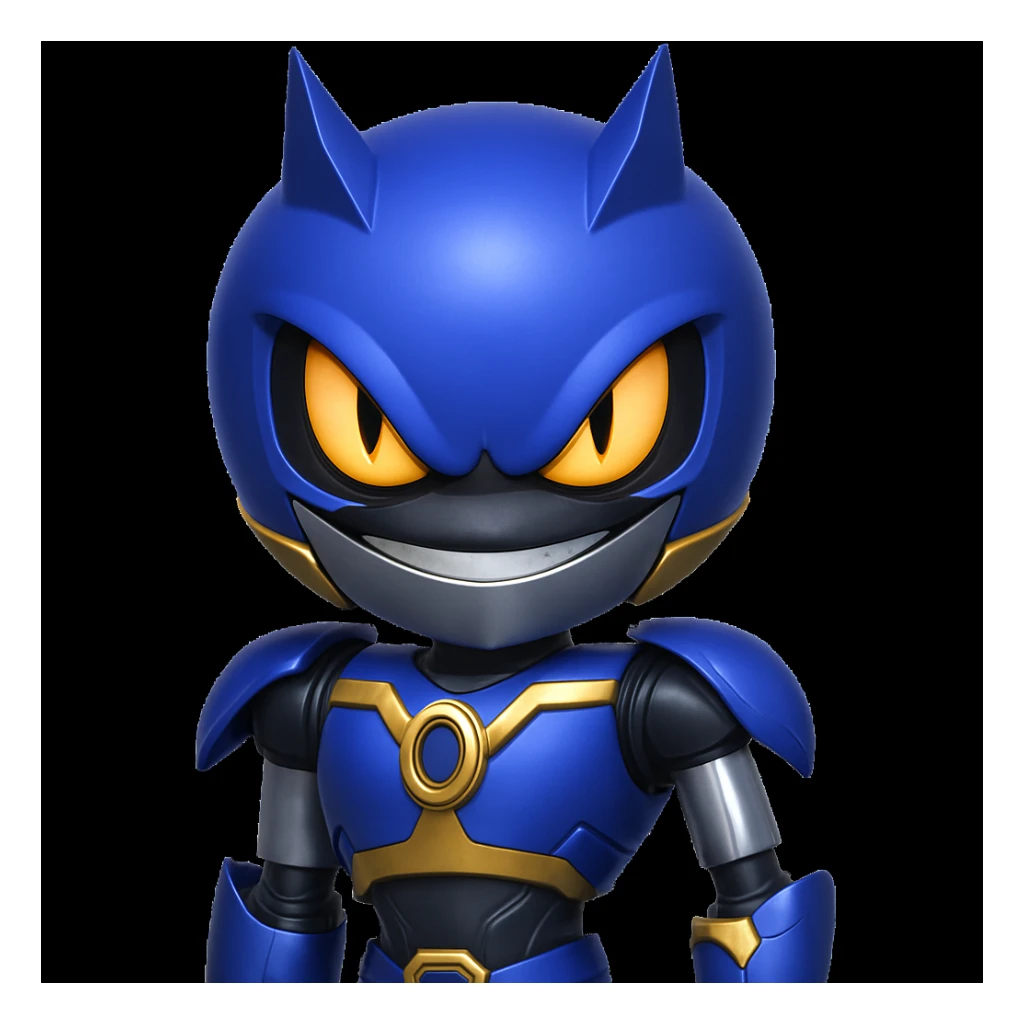 Keep the picture quality and style exactly the same. Make the eyes and mouth a bit scarier with subtle, slightly creepy changes—such as a more intense stare and a hint of a mischievous grin. No other changes. sticker