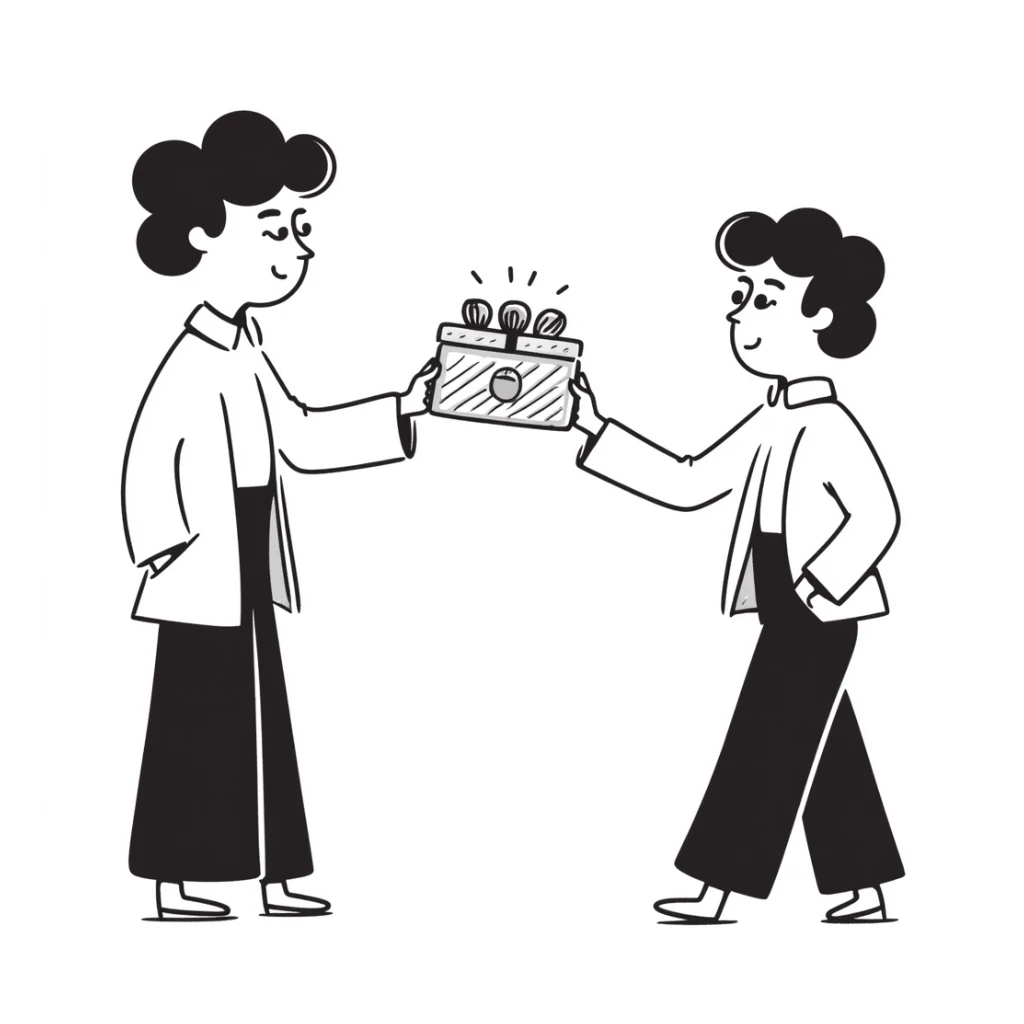 product exchange sticker