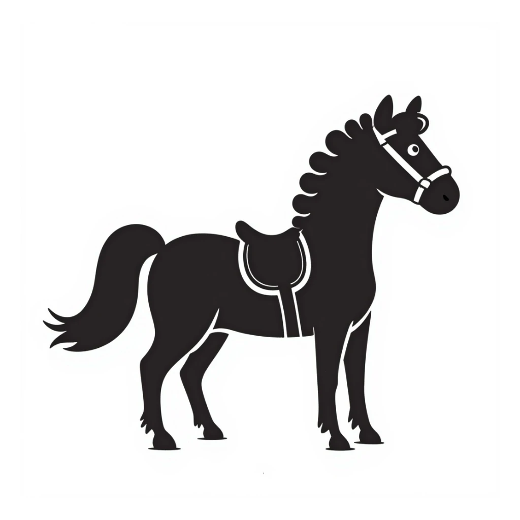 Horse sticker