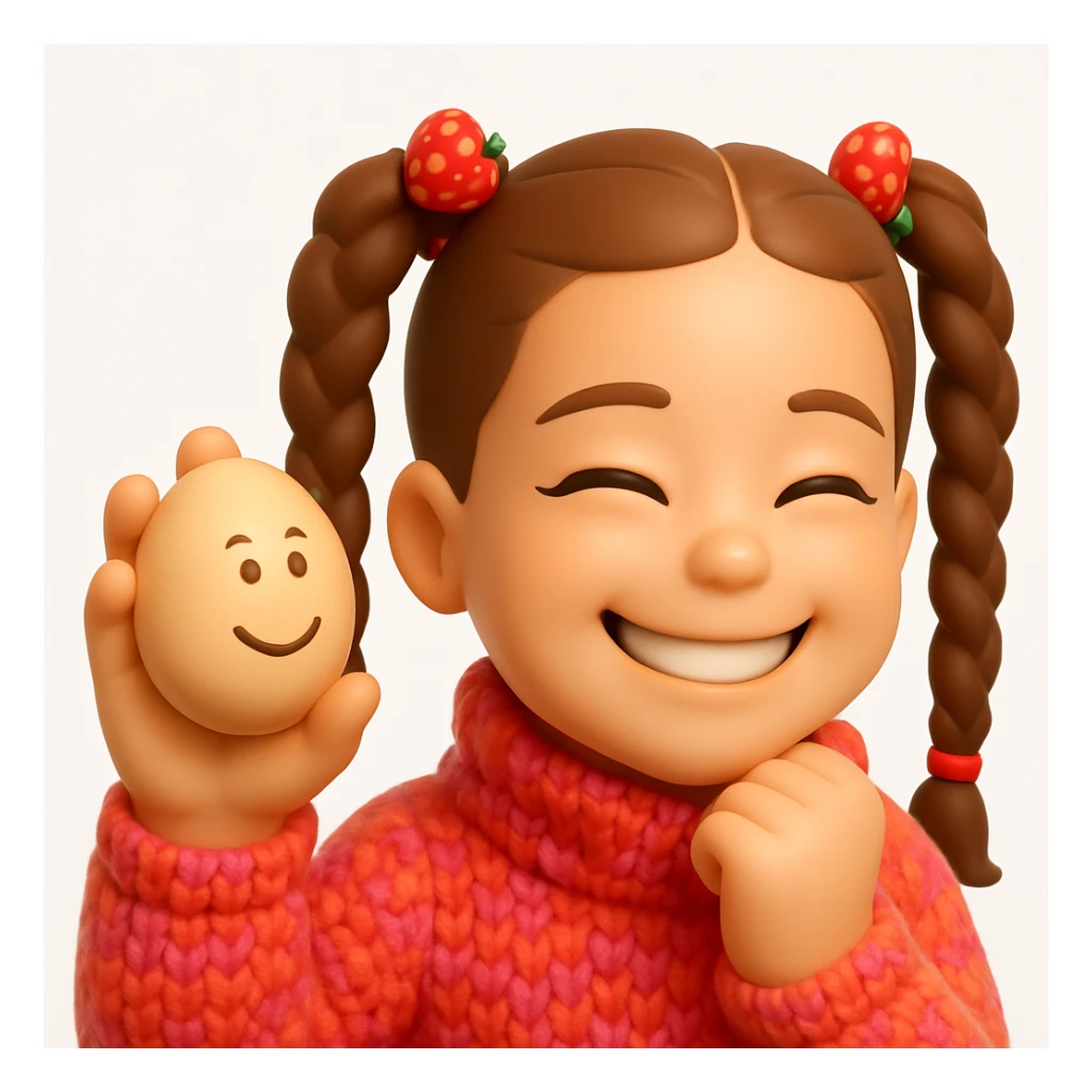 A 3D Apple-style emoji version of the uploaded image, preserving its colors, shapes, textures, and overall design, simplified into emoji form while keeping key details recognizable. Smooth glossy finish, soft shadows, high-quality render, minimal background sticker